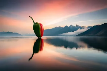 Keuken spatwand met foto red hot chili peppers © Wajeeha