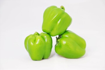 green pepper on a plate