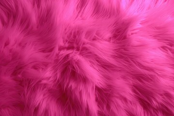 This pink fur texture background captures the beautiful texture of soft pink fur.

 Generative AI - obrazy, fototapety, plakaty