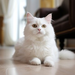 白い子猫(white cute cat)