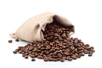 Aromatic Essence Roasted Coffee Beans in Sack Bag - Coffee Delight in Every Sip