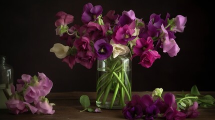 Classic Beauty Cupani Sweet Pea - Fragrant Blossoms in Timeless Elegance