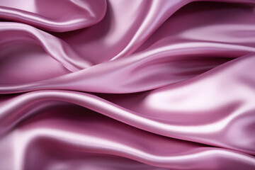 Fototapeta premium A Mesmerizing Macro Shot: Glimpses of Elegance in Satin Fabric, Revealing Exquisite Details and Intricate Patterns with Opulent Sheen and Graceful Reflections.