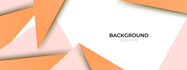 Elegant cream white banner background