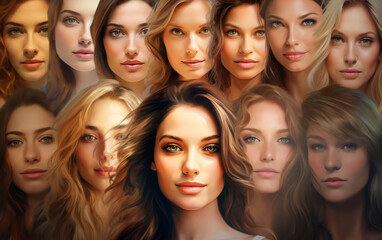 Obraz premium group of people