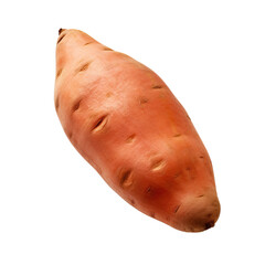 sweet potato isolated on a transparent background