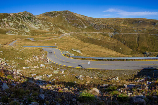 The Transalpina, an elevated road in Romania