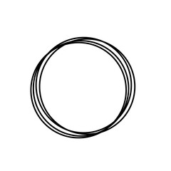 hand drawn circle lines