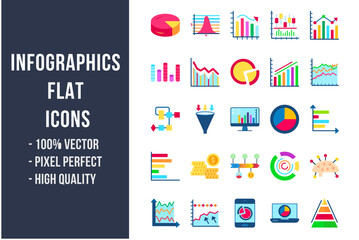 Infographics Flat Icons