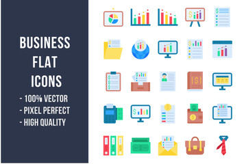 Business Flat Icons