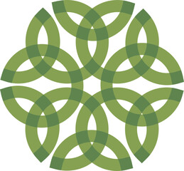 Irish endless knot. Celtic symbol.