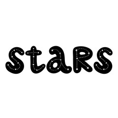 Doodle Lettering Stars