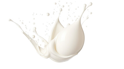milk color isolated on white