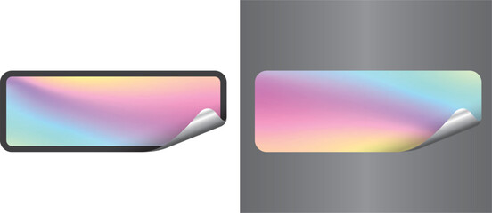 Holographic stickers for printing, gift, stickers, color full, funny gift warps