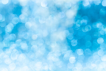 blue bokeh background