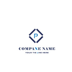 p letter technology logo design on white background. p logo. p creative initials letter IT logo concept. p letter design. 
