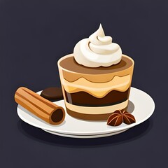 ice cream with chocolate