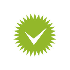 Verification badge icon - modern style - 3