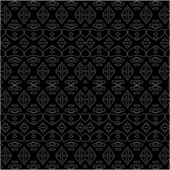 A repeat pattern of white dots on a black background. Simple texture for posters, sites, business cards, covers.