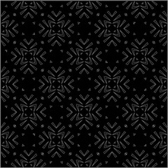 A repeat pattern of white dots on a black background. Simple texture for posters, sites, business cards, covers.