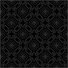 A repeat pattern of white dots on a black background. Simple texture for posters, sites, business cards, covers.