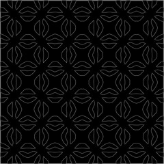 A repeat pattern of white dots on a black background. Simple texture for posters, sites, business cards, covers.