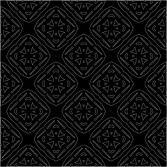 A repeat pattern of white dots on a black background. Simple texture for posters, sites, business cards, covers.