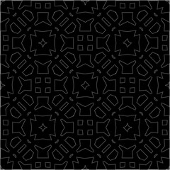 A repeat pattern of white dots on a black background. Simple texture for posters, sites, business cards, covers.