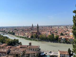 Obraz premium Vérone est l'une des villes les plus belles et visitées d'Italie