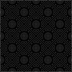 A repeat pattern of white dots on a black background. Simple texture for posters, sites, business cards, covers.