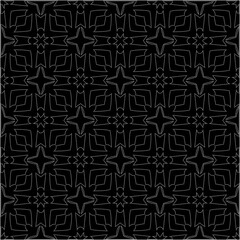 A repeat pattern of white dots on a black background. Simple texture for posters, sites, business cards, covers.