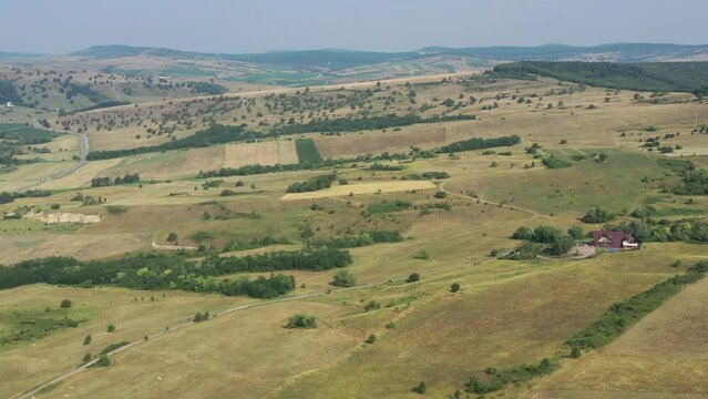 The Landscape at Viscri in Romania	