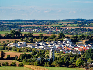 Fototapeta premium Neubaugebiet am Ortsrand