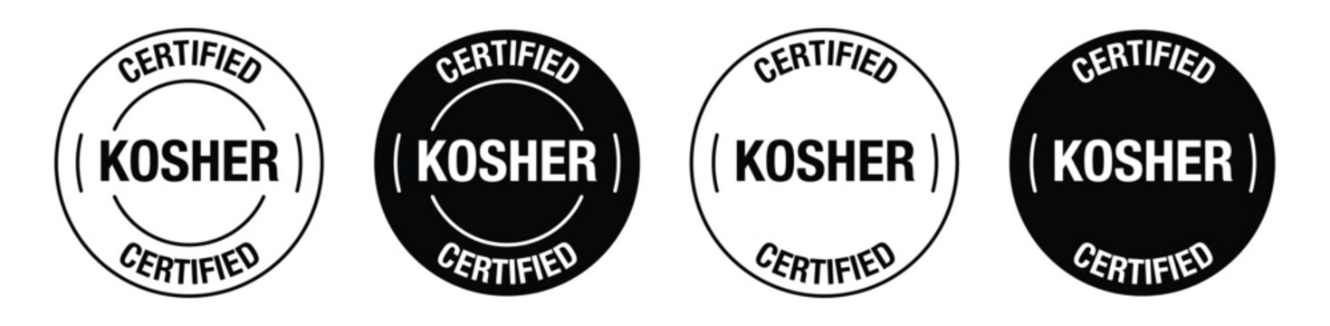 Kosher certified rounded vector symbol set