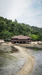 Fototapeta na wymiar The landscape of Pangkor Island in Malaysia