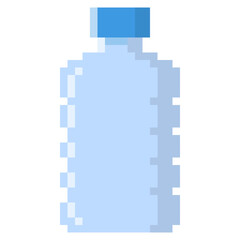 Fototapeta premium Bottle Pixel Art Flat Icon
