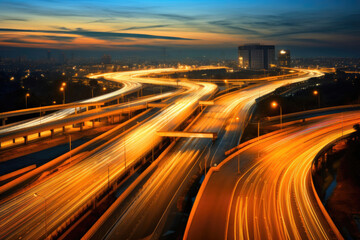 Advanced Transportation System on Busy Highway