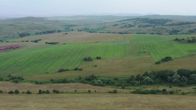 The Landscape at Viscri in Romania	