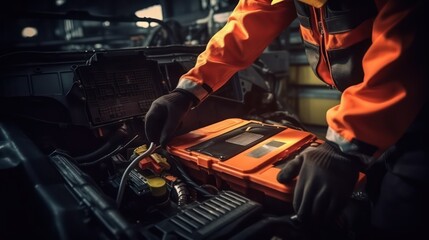 welder working at work