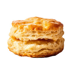 Southern Biscuit Isolated on a Transparent Background 