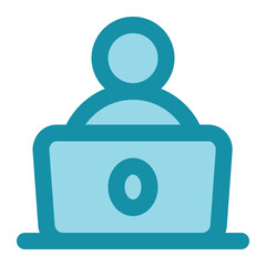 online learning icon for illustration