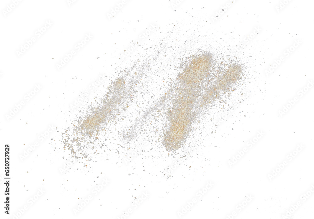 Aufkleber abstract beach sand particle isolated