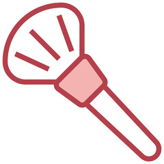 Brush filled outline icon,linear,outline,graphic,illustration
