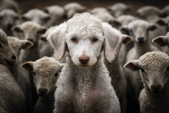 entre ovejas