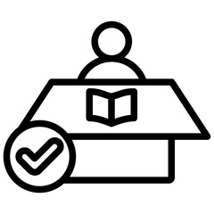 Course Work Outline Icon