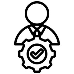 Manager Outline Icon