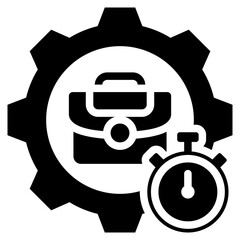Work Experience Glyph Icon