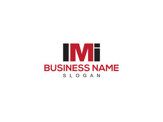 Typographic IMI Logo Letter Vector, Initial IM Business Logo Icon For You - obrazy, fototapety, plakaty
