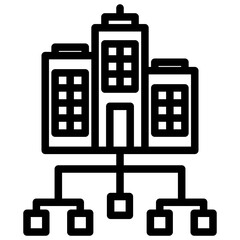 Business Architecture Outline Icon