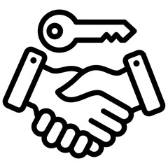 Key Partners Outline Icon